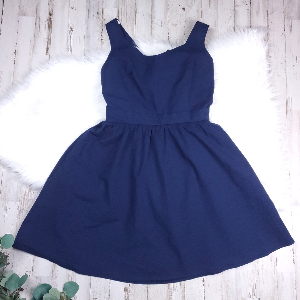 Lauren James Navy dress